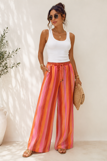 Pantalon Rayas Costal Vibes