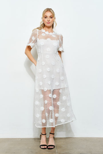 Vestido Midi Encanto Floral