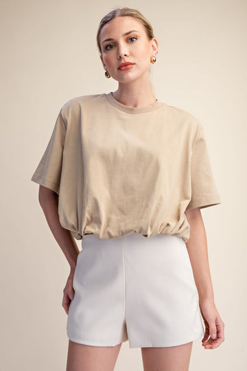 Blusa Silueta Beige