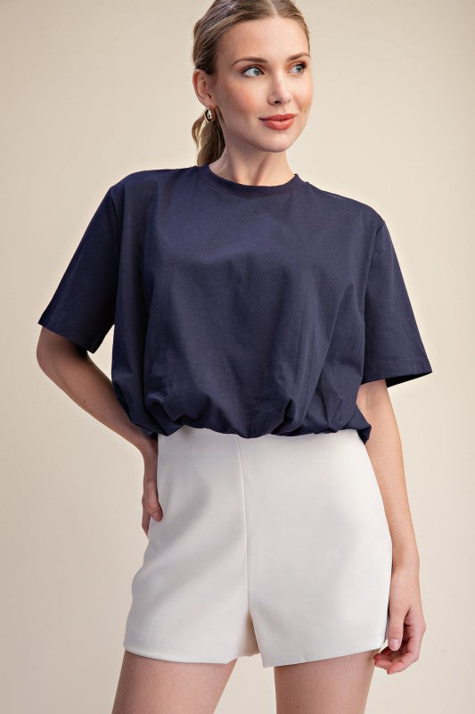 Blusa Silueta Azul Marino