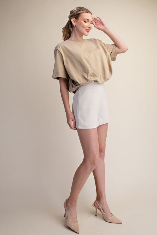 Blusa Silueta Beige