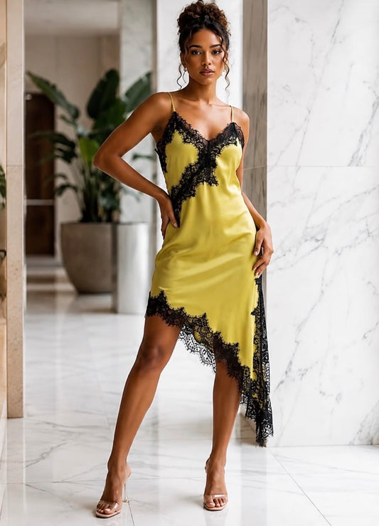 Vestido Satinado Eclipse
